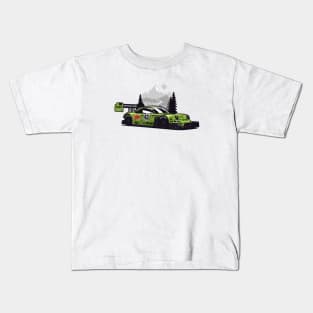Green Hoonipigasus Racing Kids T-Shirt